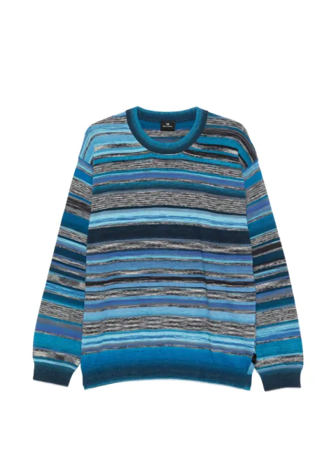 PS Paul Smith Suéter decote careca com listras