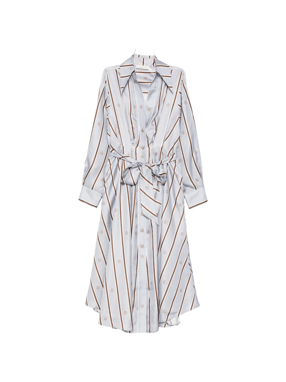 ZIMMERMANN striped tie dress - Blu