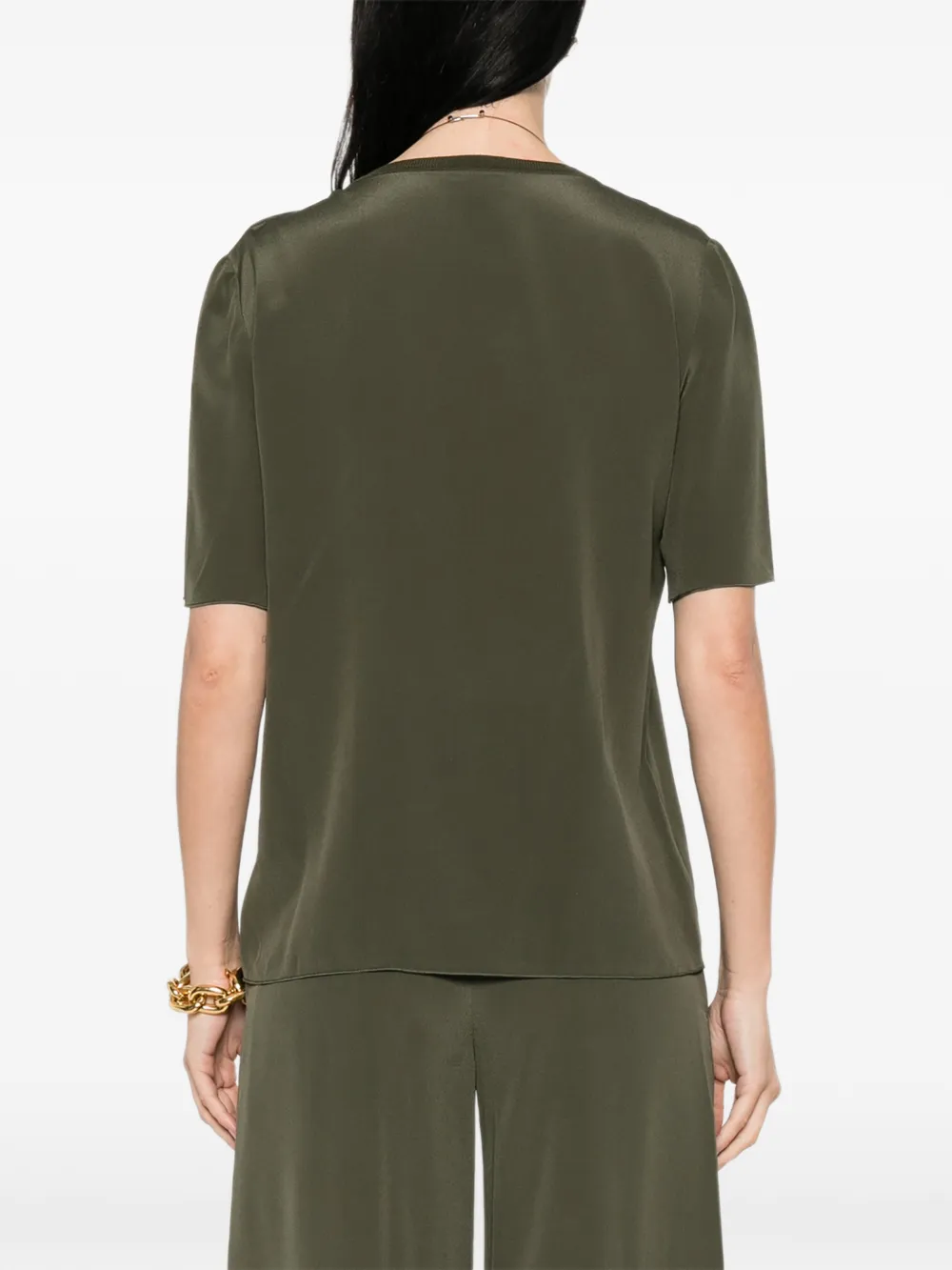 JOSEPH New Rubin blouse met ronde hals Groen