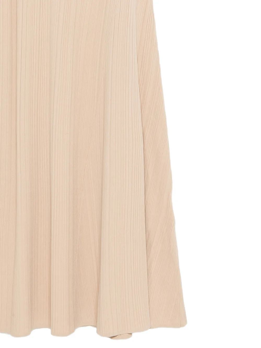 JOSEPH Arty gebreide midi-jurk met plissé-effect Beige