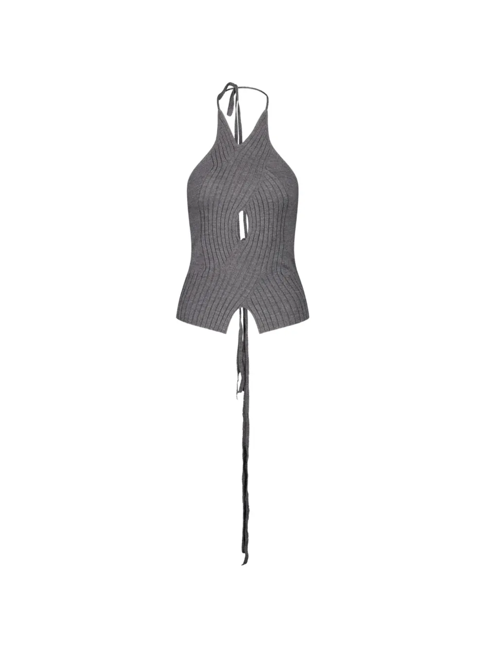 SRVC Studio halterneck tank top - Grau
