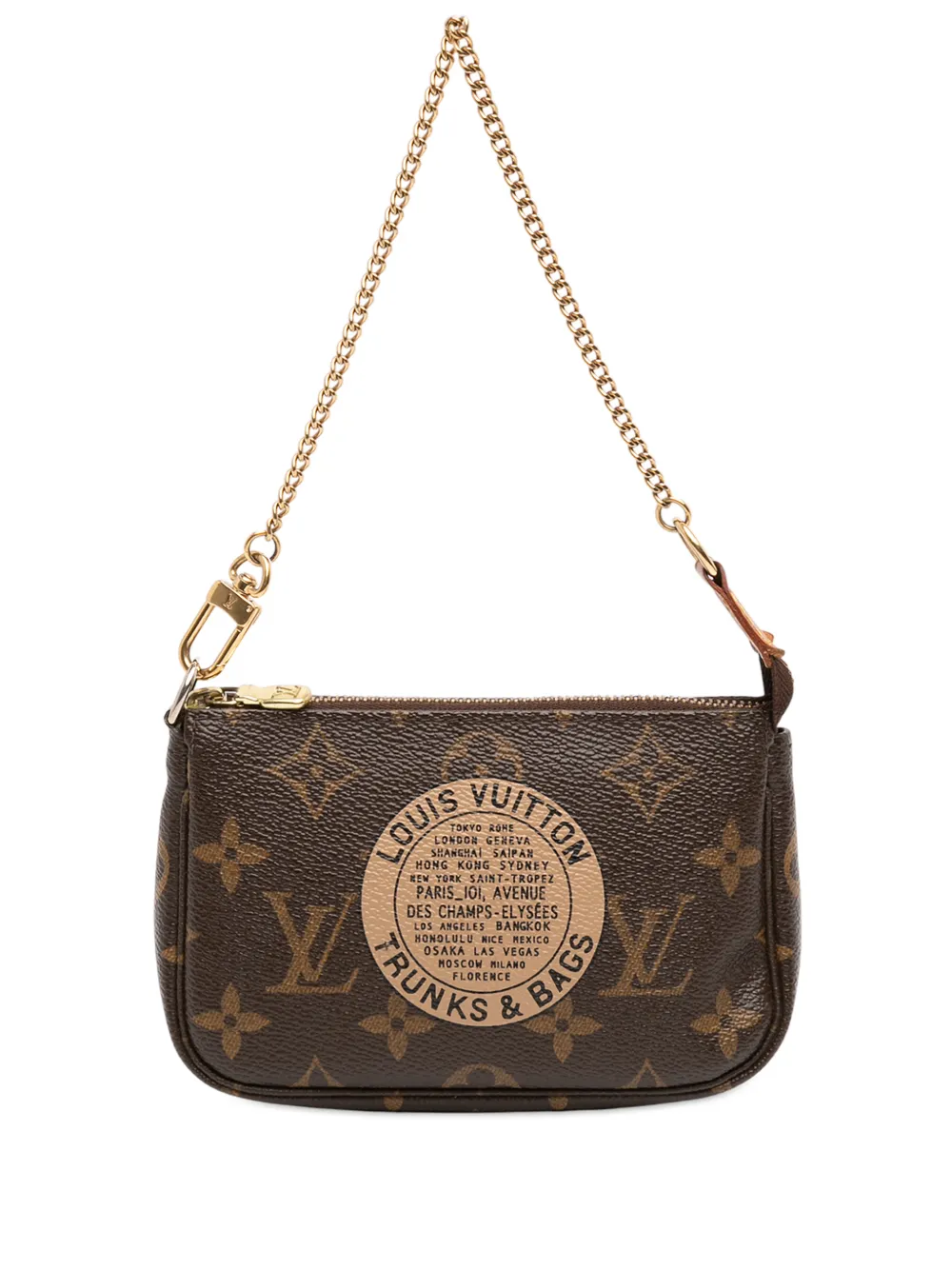 Louis Vuitton Pre-Owned 2007 Monogram Trunks and Bags Mini Pochette Accessoires handbag - Marrone