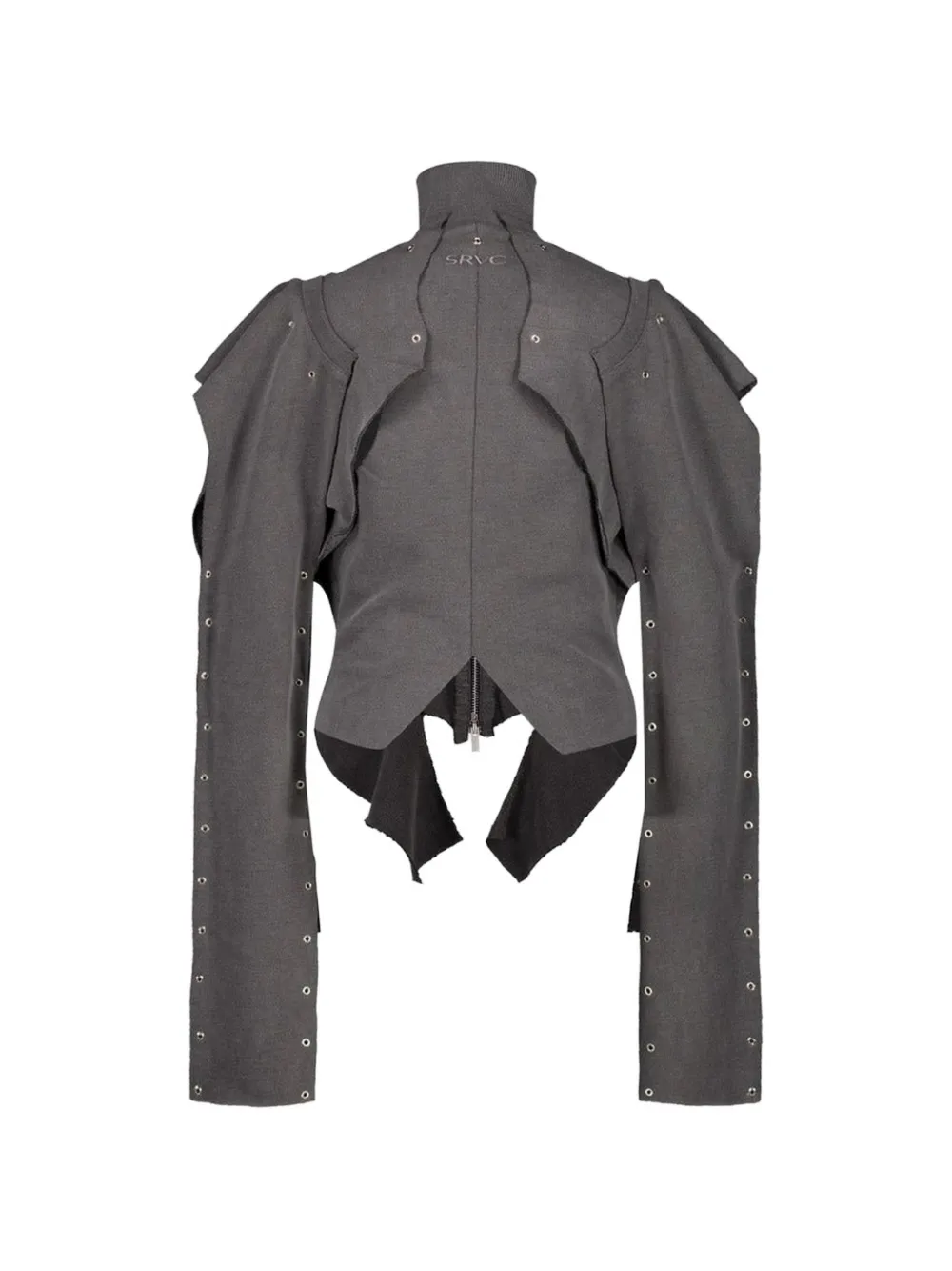  Srvc Studio Sudadera Con Detalle De Ojales - Gris 