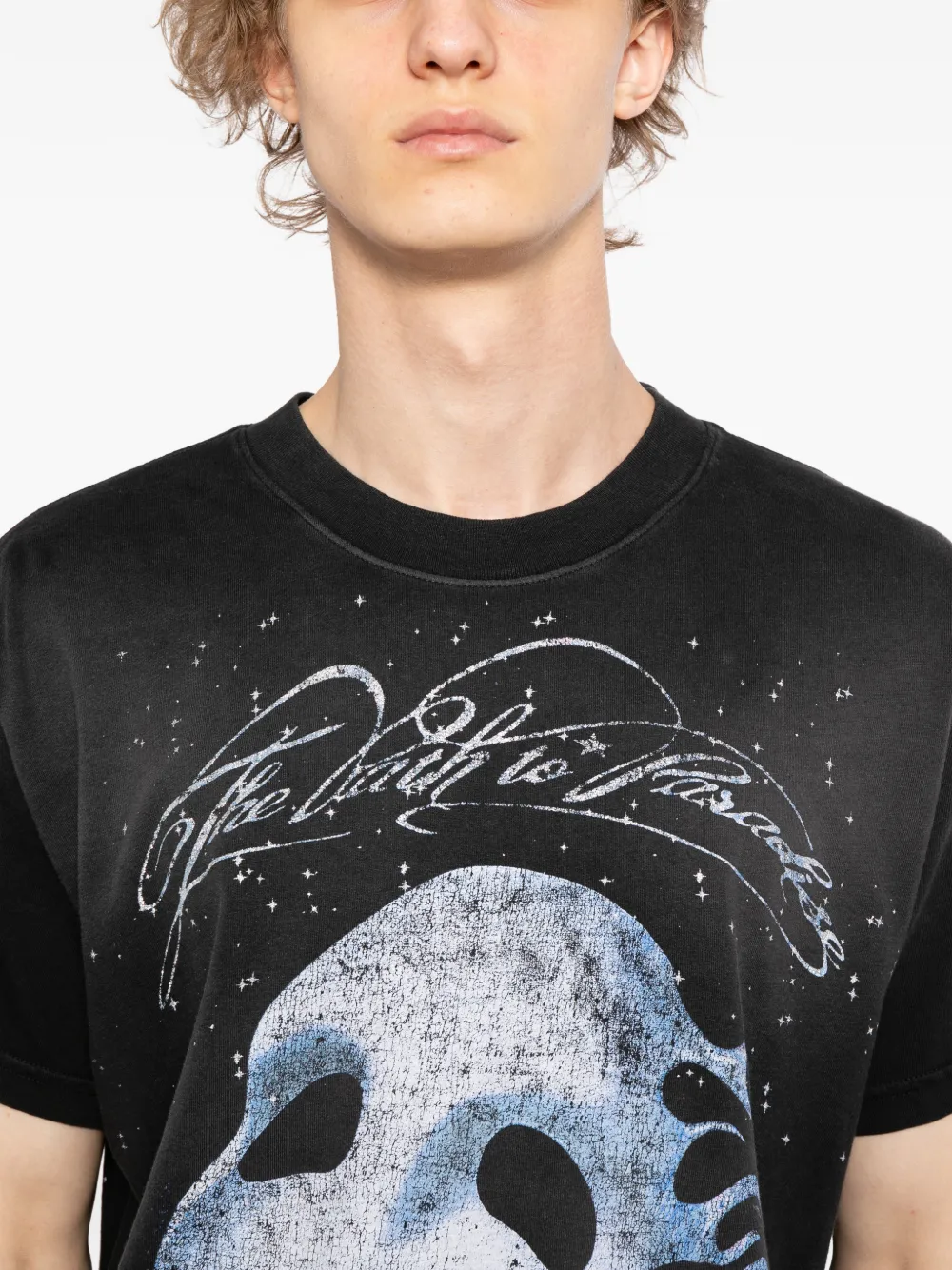 HELLSTAR Mask Graphic T-shirt Zwart