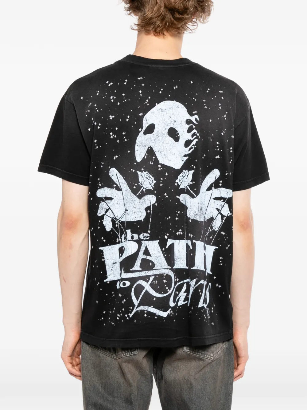 HELLSTAR Mask Graphic T-shirt Zwart