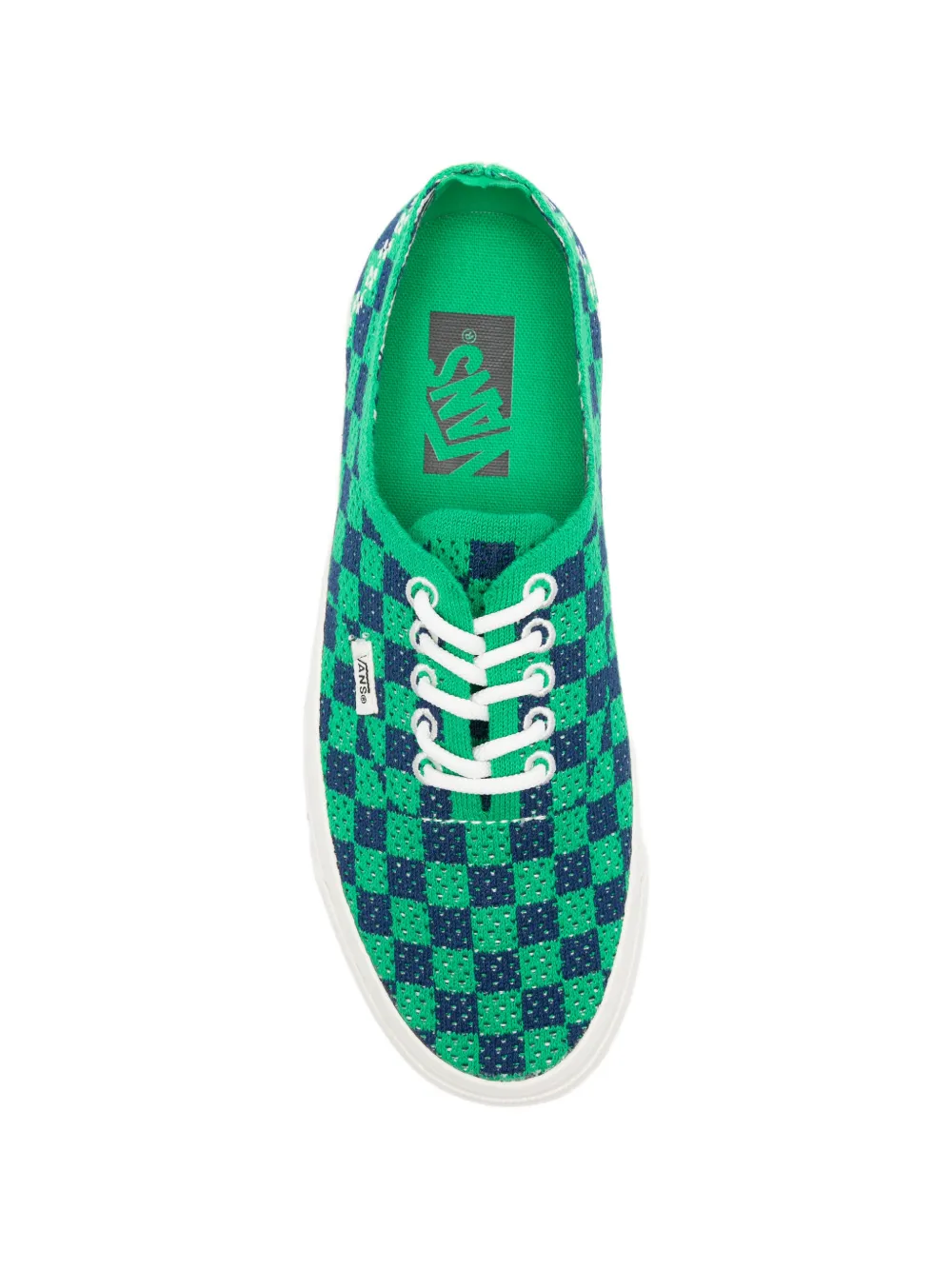 Vans LX Authentic checkerboard sneakers Groen