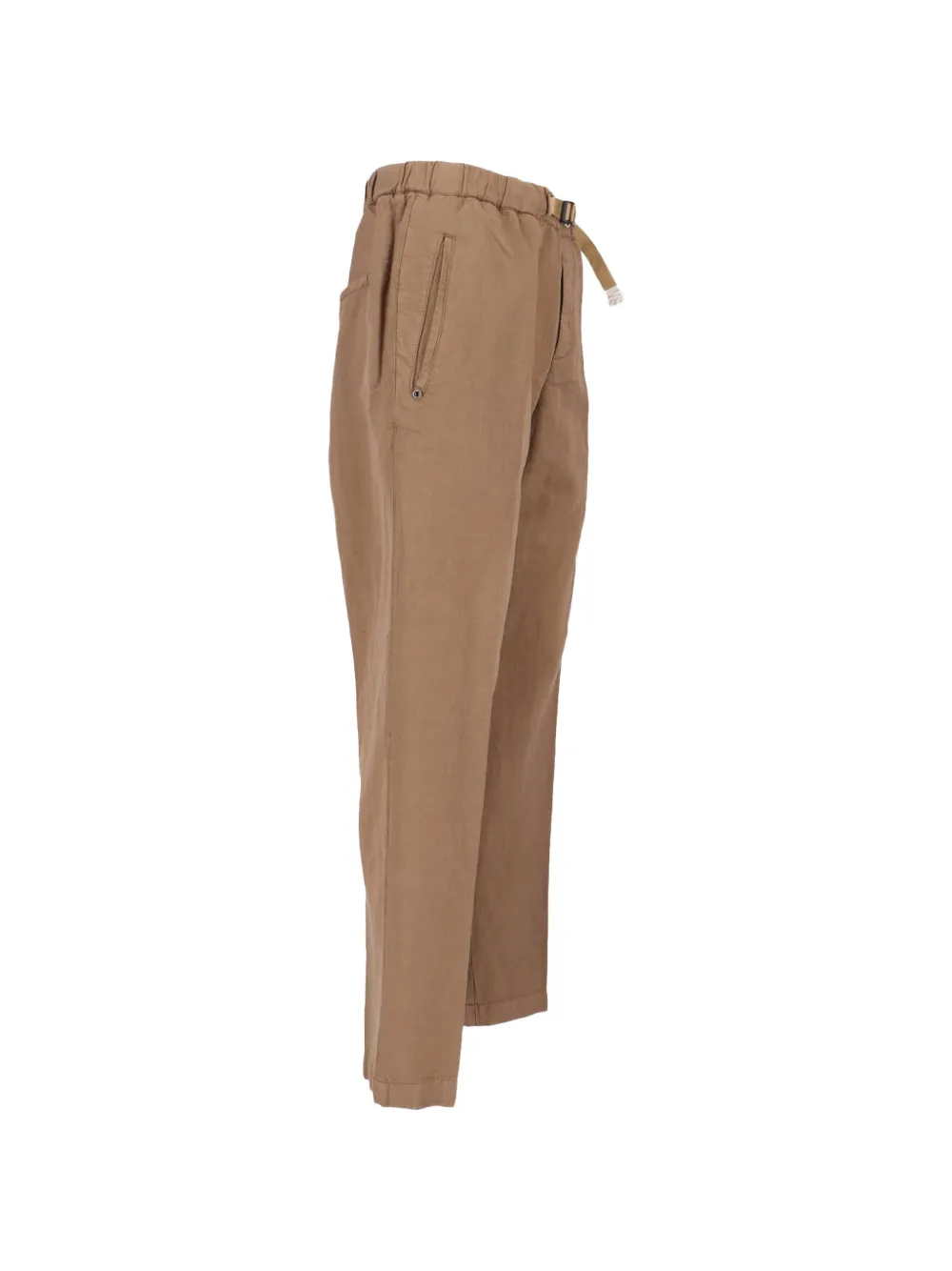  White Sand Belted Trousers - Brown 