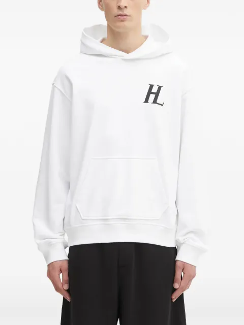 Helmut Lang logo-print hoodie