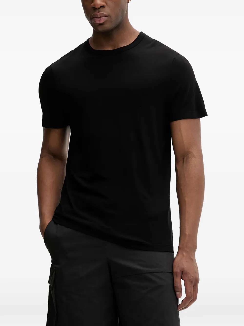 HELIOT EMIL logo-plaque T-shirt - Nero