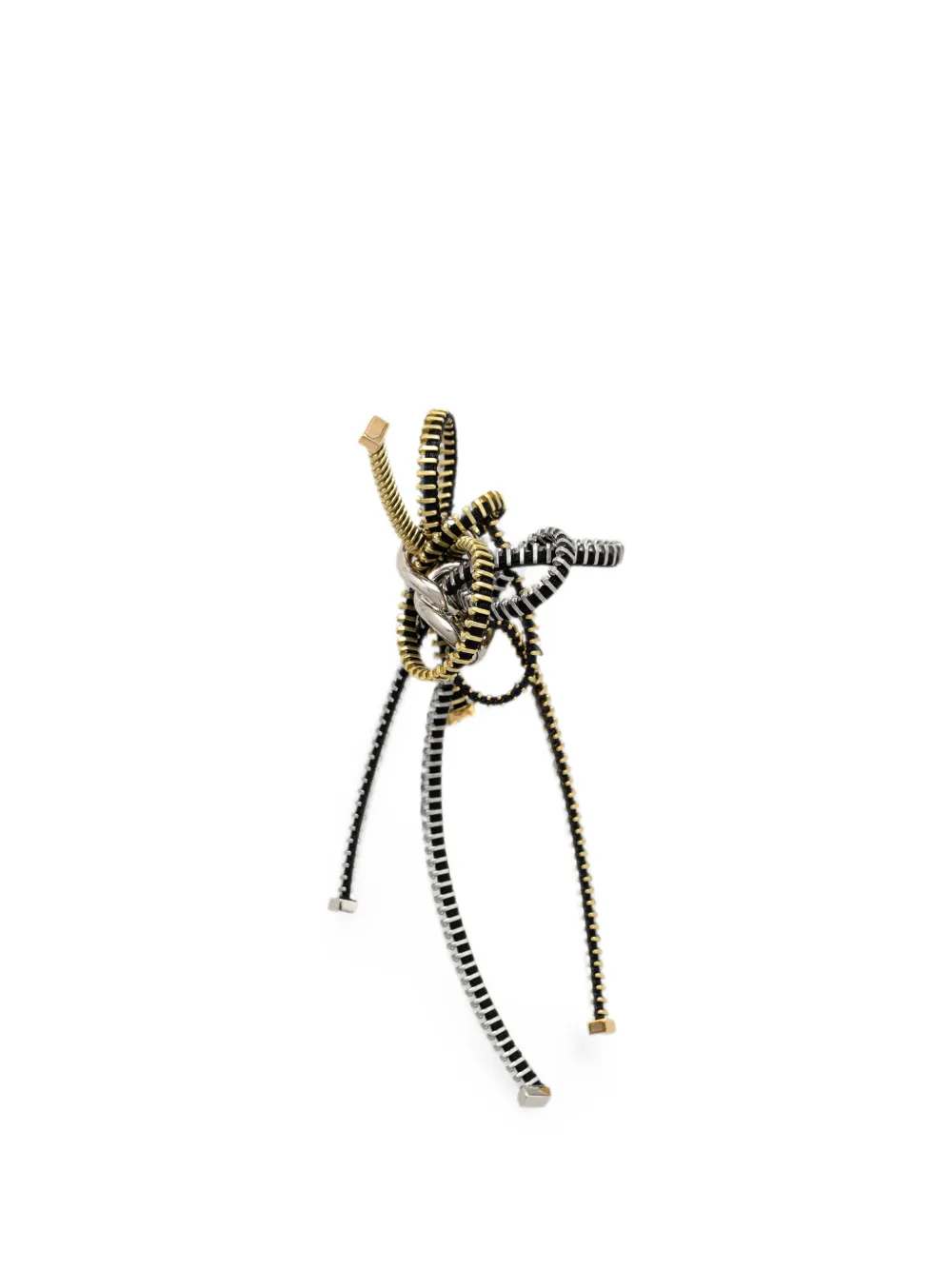 Jean Paul Gaultier zipper earring - Gold