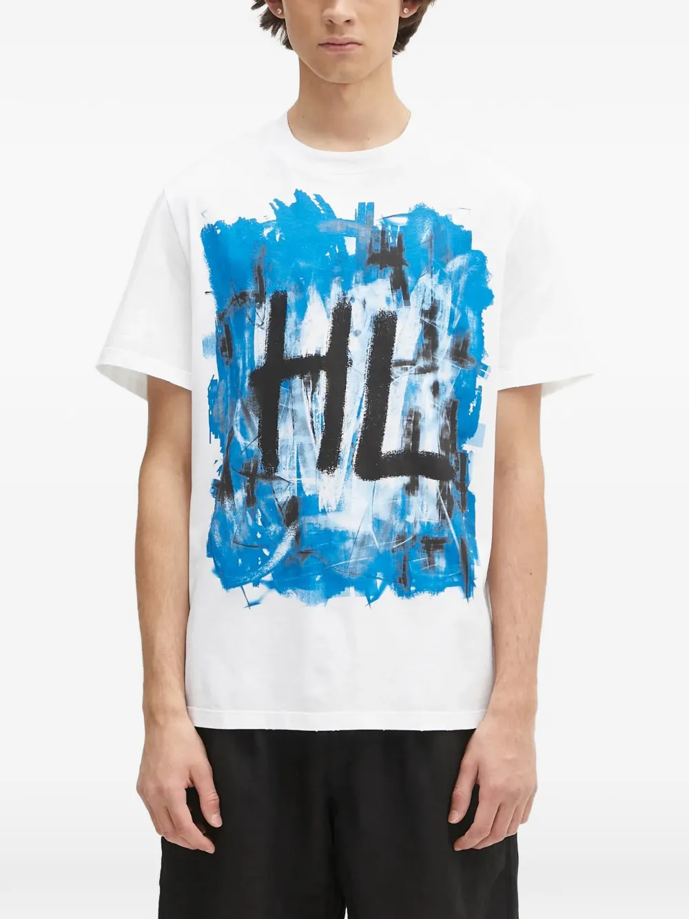 Helmut Lang logo-print cotton T-shirt