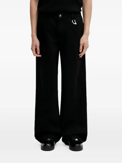 HELIOT EMIL D-ring wide-leg jeans