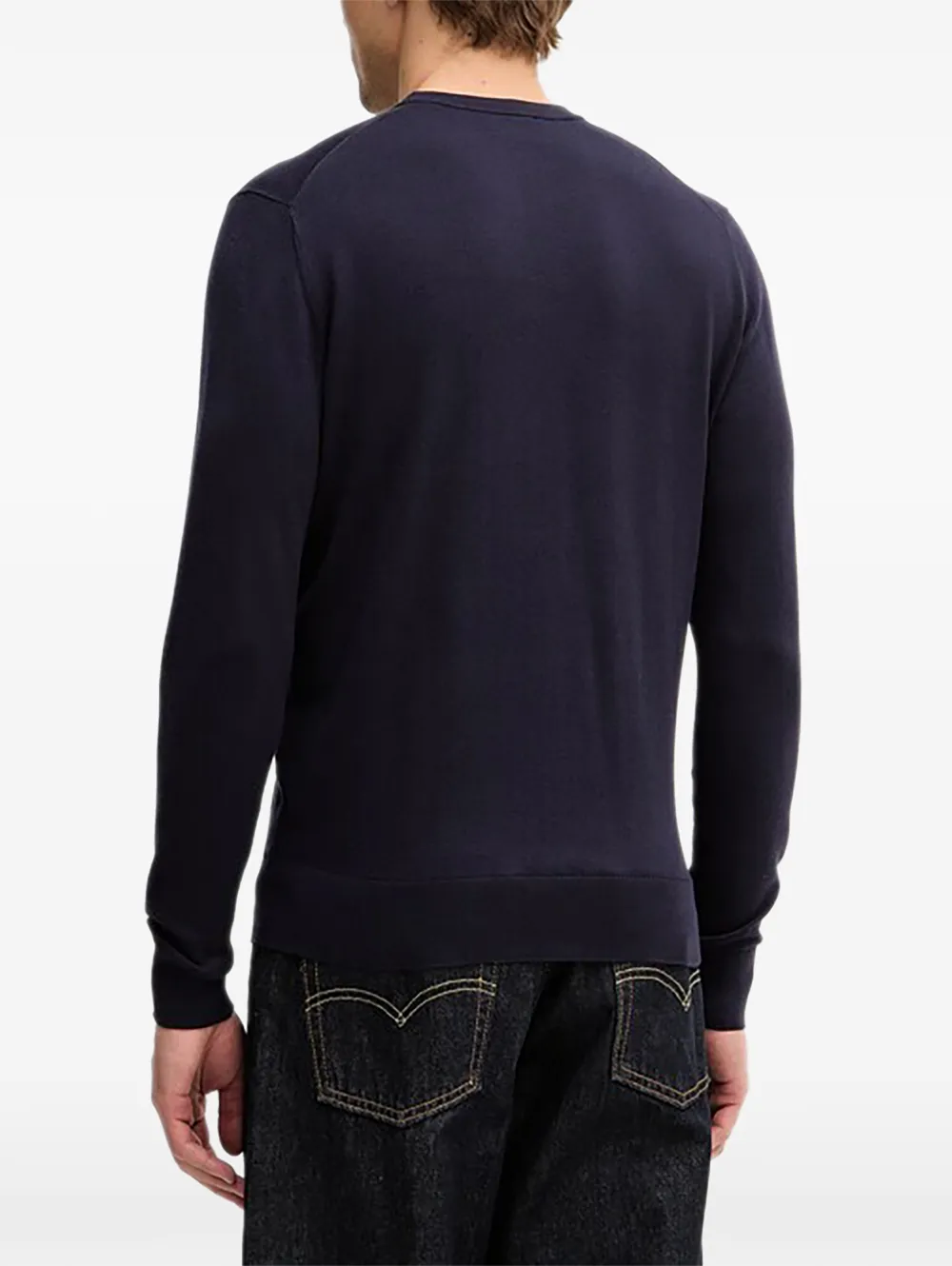 Hackett London T-shirt met ronde hals Blauw