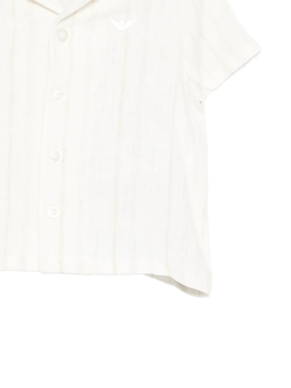 Emporio Armani Kids Shirt met knopen Beige