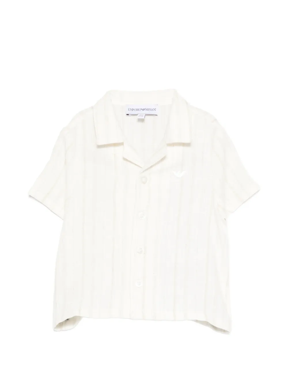Emporio Armani Kids buttoned shirt - Nude