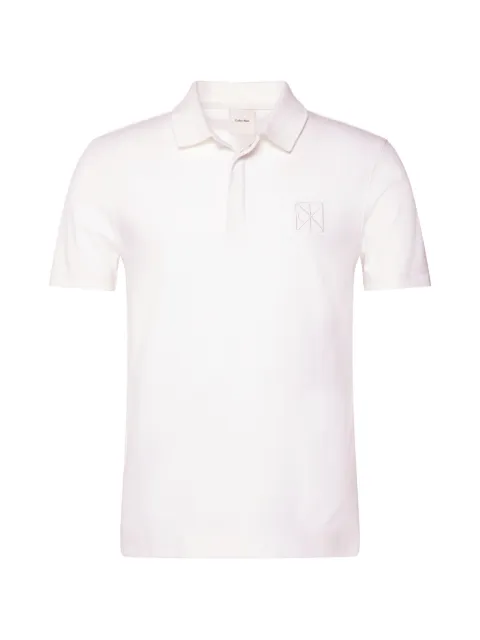 Calvin Klein logo-embroidered short-sleeve polo shirt