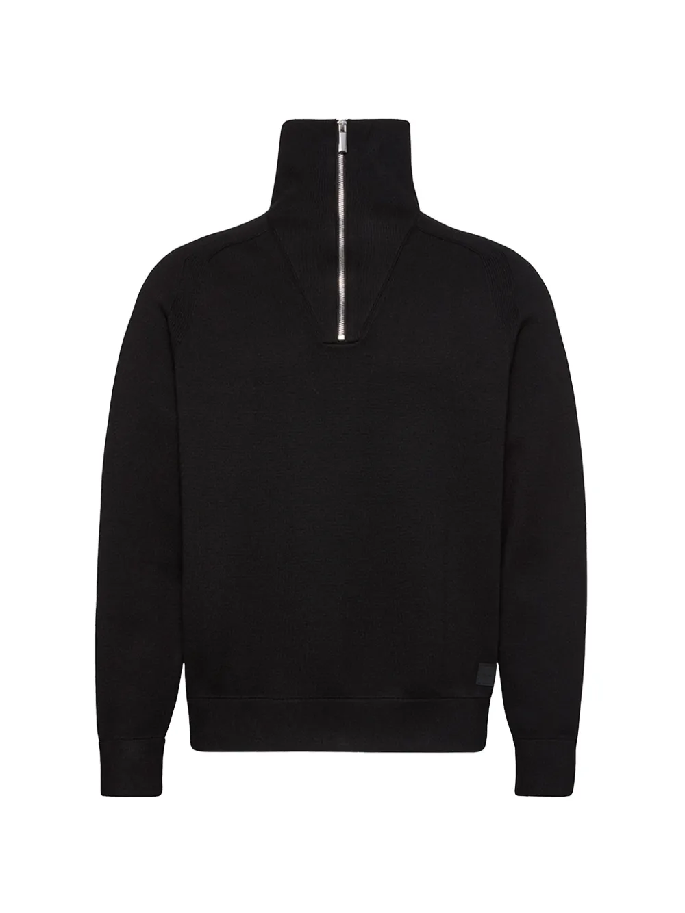 Calvin Klein zip-up high-neck jumper - Nero
