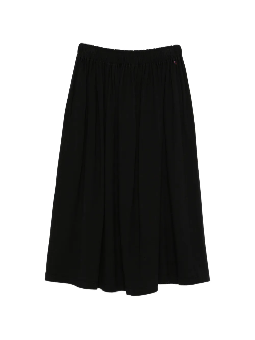 extreme cashmere Nº403 Mary Xtra Shot elasticated-waistband midi skirt - Nero