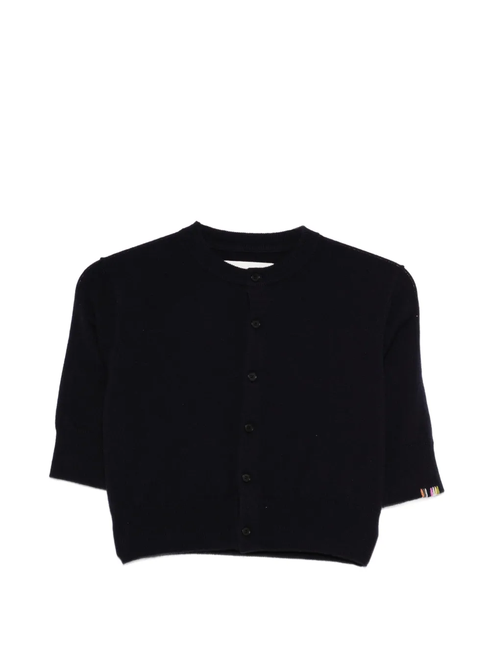 extreme cashmere Super Little button cardigan - Blu