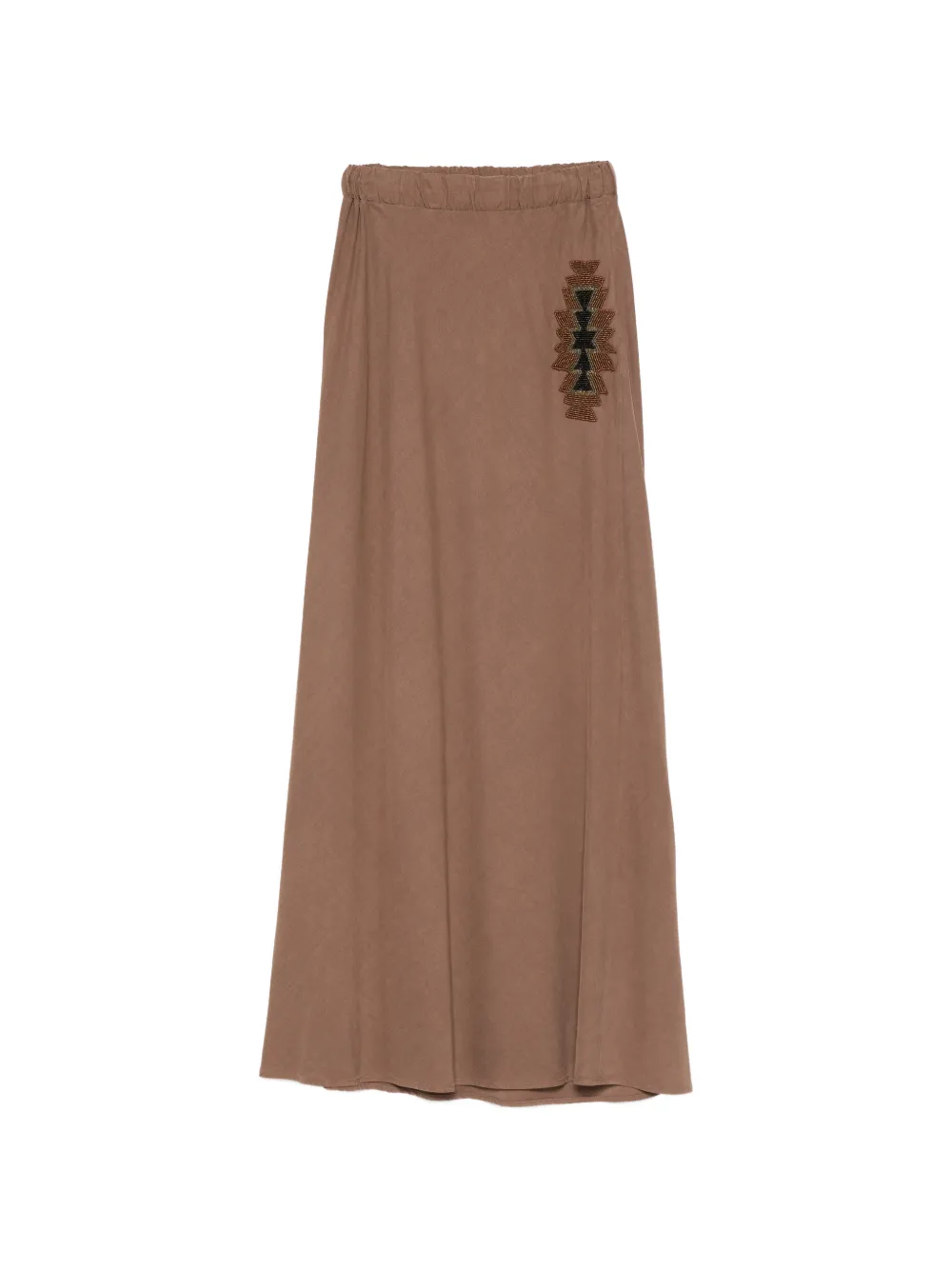 Bazar Deluxe elasticated-waistband maxi skirt - Marrone