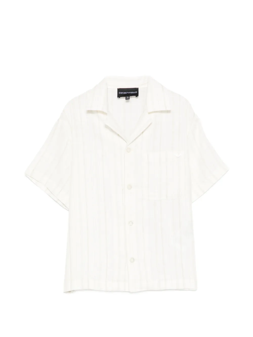 Emporio Armani Kids striped shirt - Nude