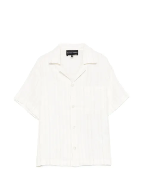 Emporio Armani Kids chemise à rayures