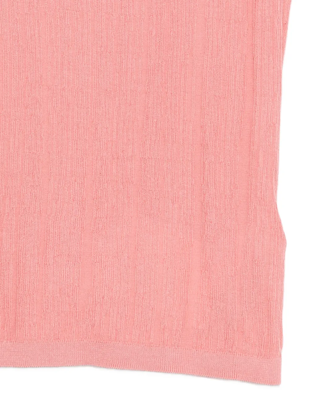 JOSEPH Calife geribbelde tanktop met gekreukt effect Roze