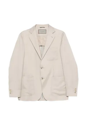 Rier peak-lapel single-breasted Jacket | Grey | FARFETCH TW