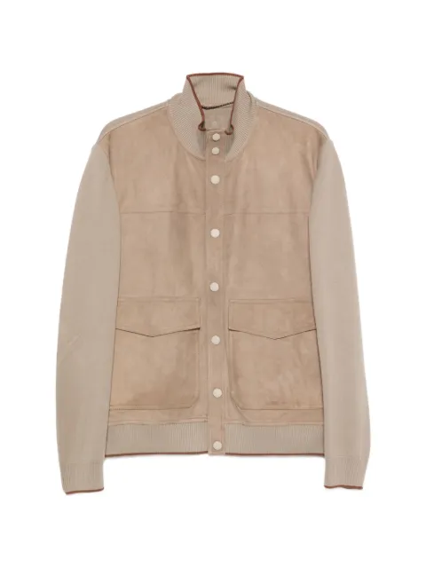 Canali patch-pocket bomber jacket