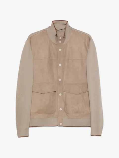 Canali Jaqueta bomber com bolso