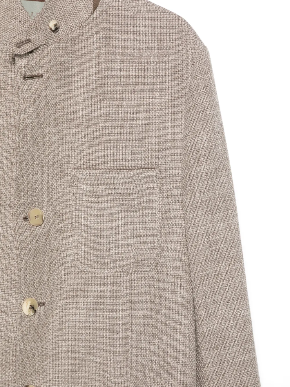  Canali Button Blazer - Neutrals 