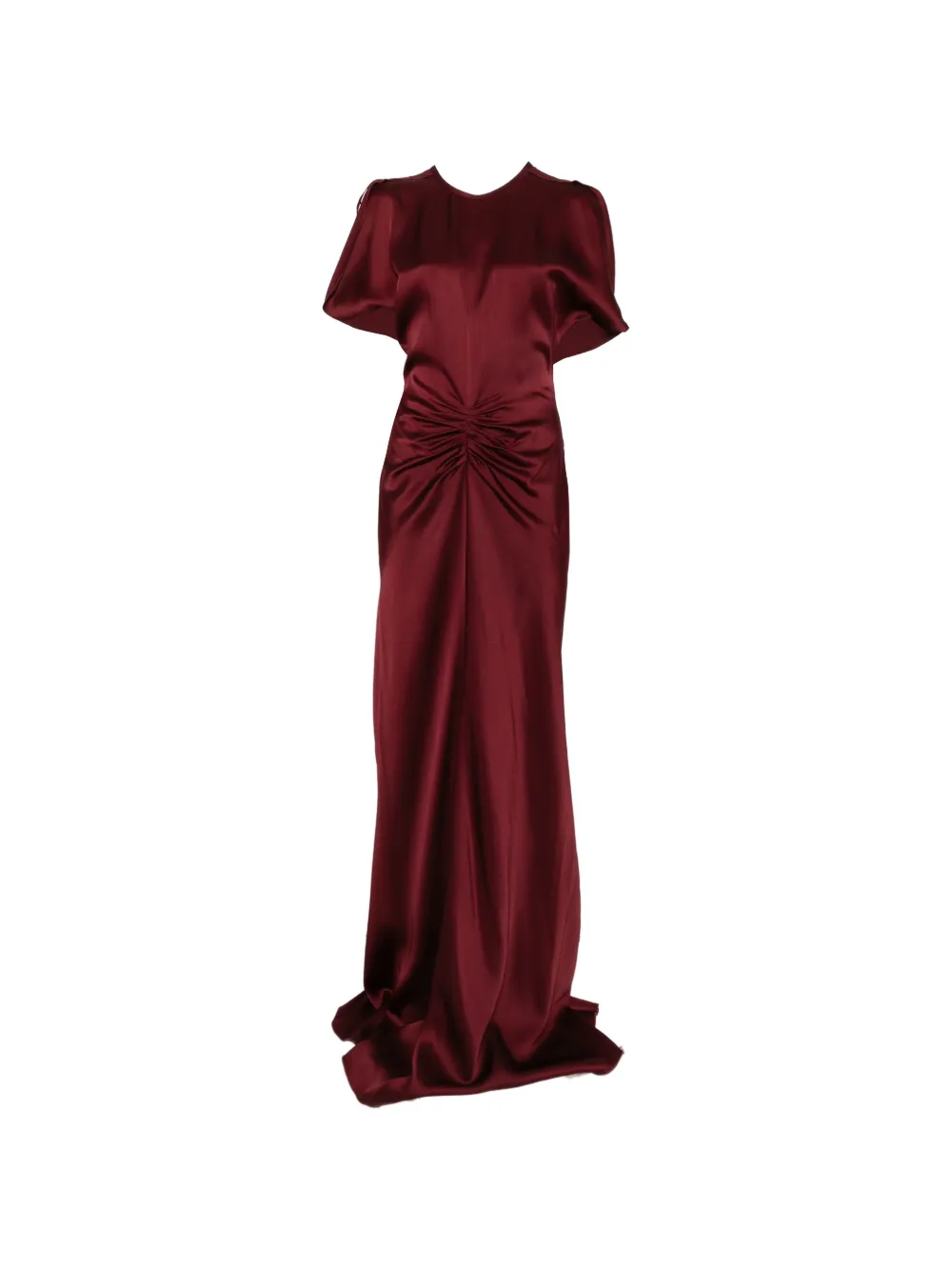 Victoria Beckham gathered maxi dress - Rosso
