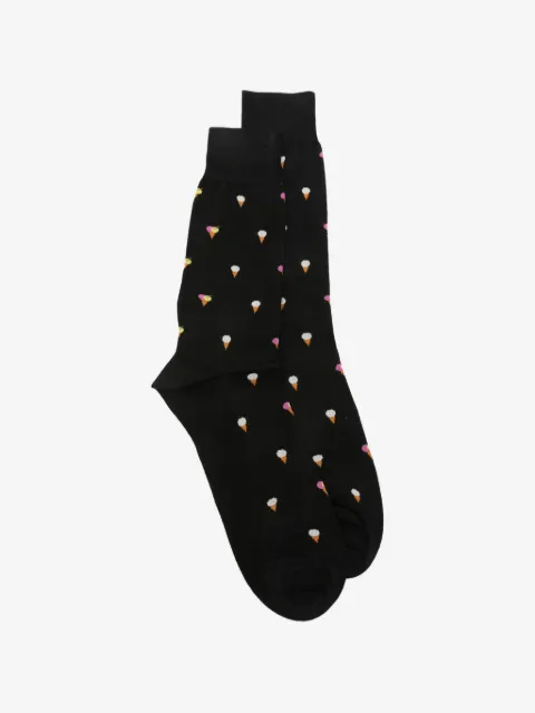 Paul Smith chaussettes Kerry à imprimé crème glacée