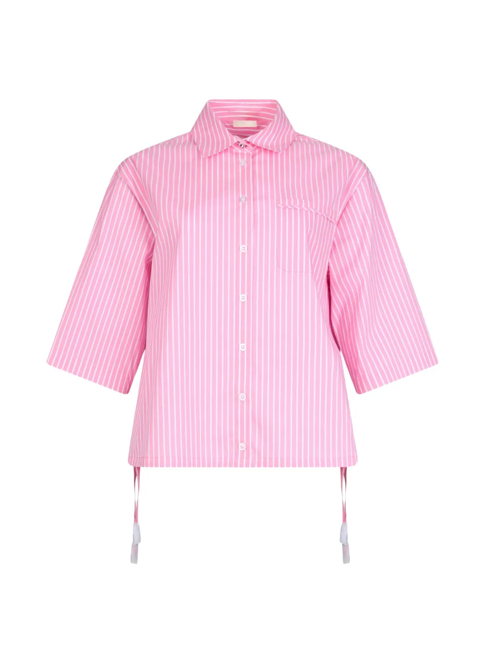 LIU JO striped pocket shirt - Rosa