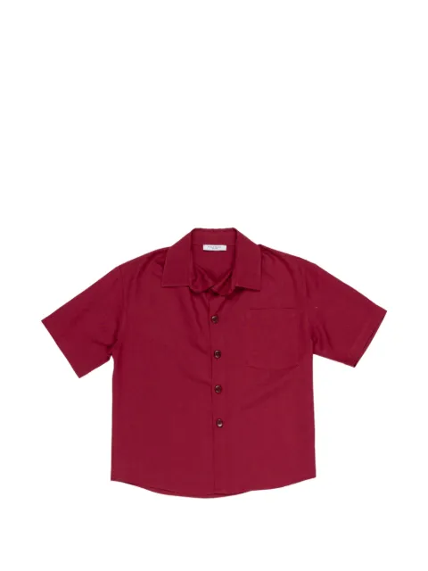 Paolo Pecora Kids chemise à boutonnière sur le devant