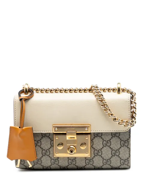 Gucci Pre-Owned 2016-2026 Small GG Supreme Padlock crossbody bag