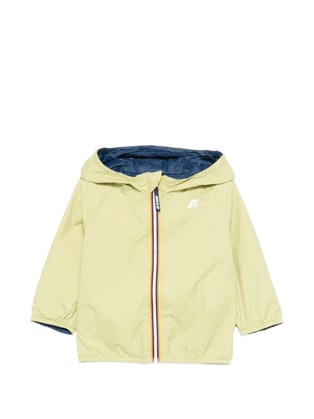 K Way Kids hooded zip jacket - Verde