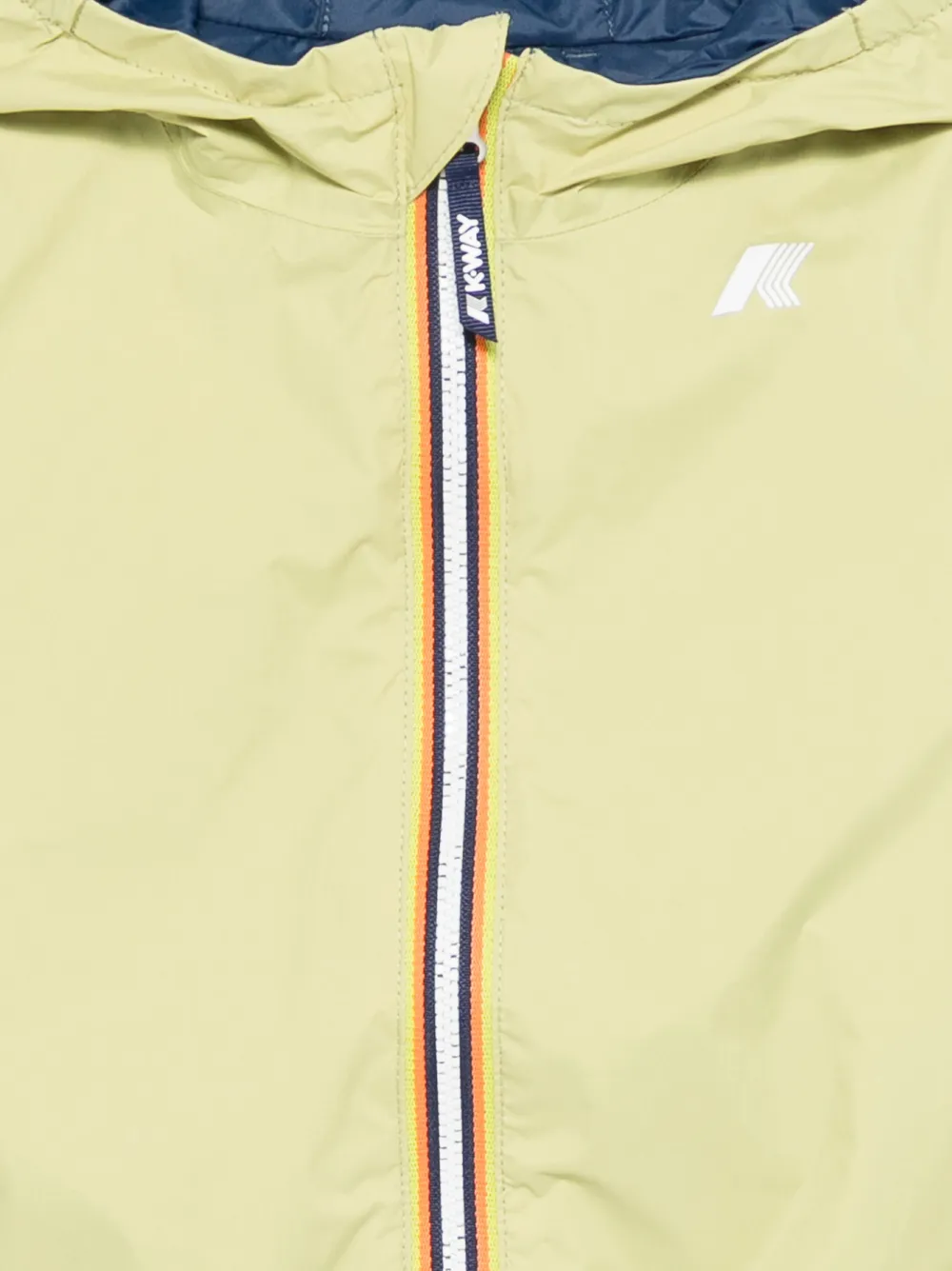  K Way Kids Hooded Zip Jacket - Green 