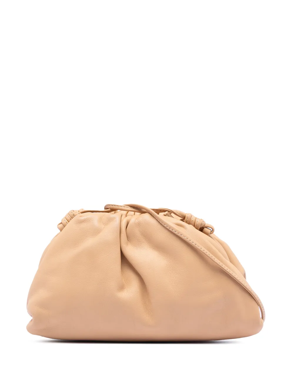 Bottega Veneta Pre-Owned 2012-2026 Lambskin The Mini Pouch crossbody bag - Marrone