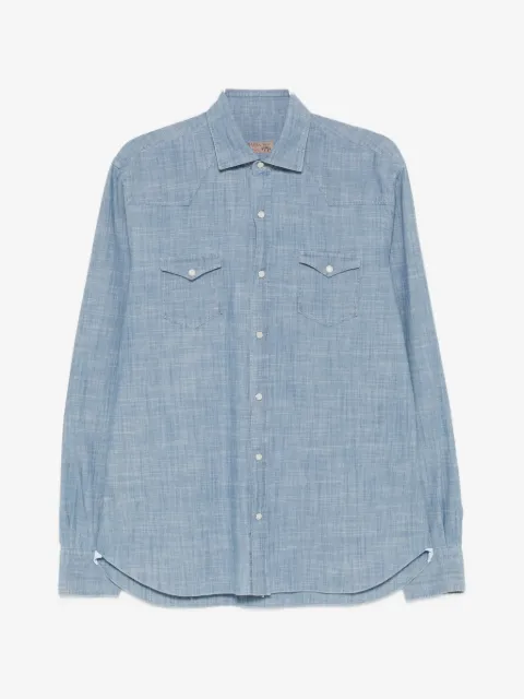Barba button-fastening shirt