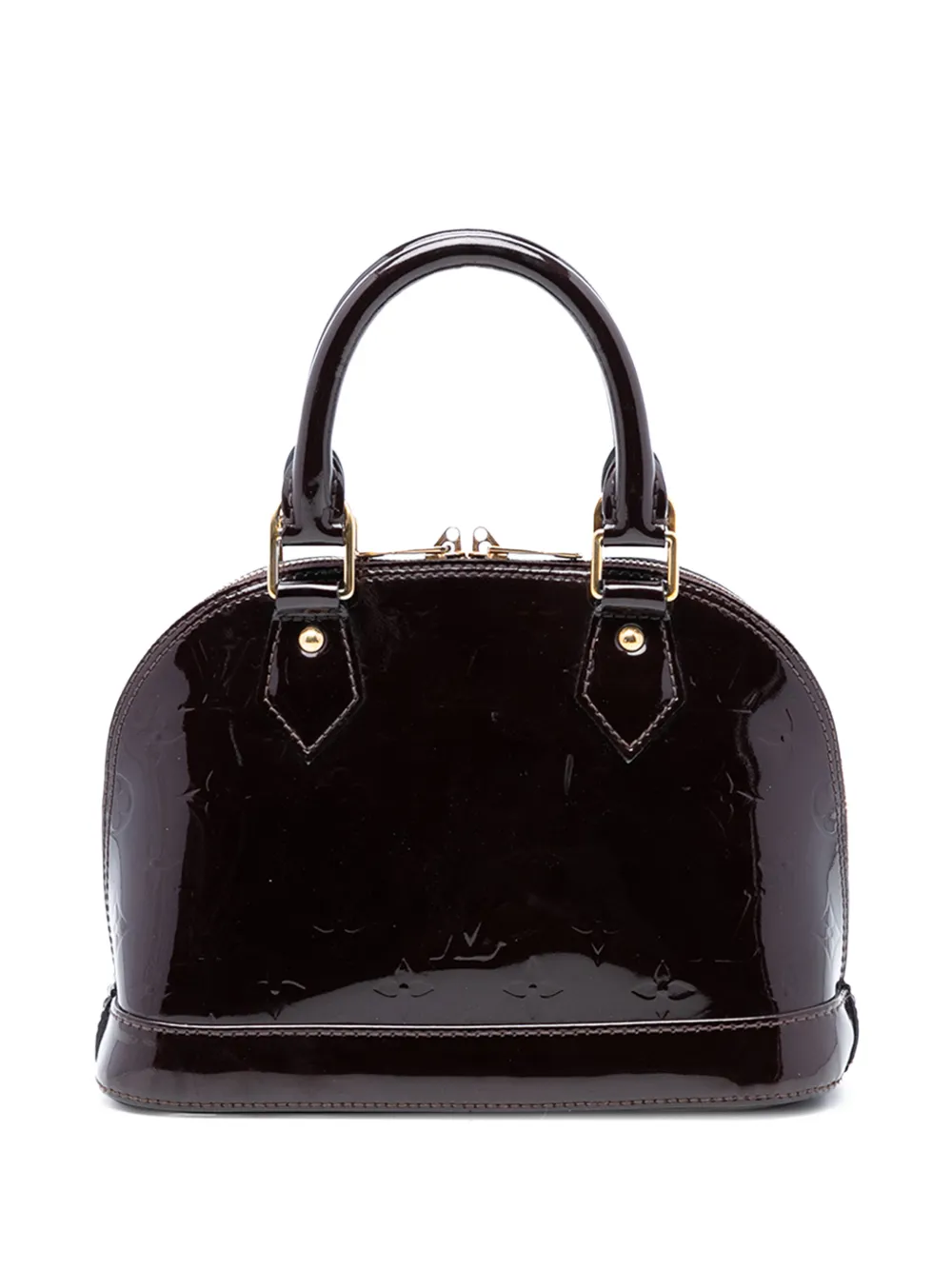 Louis Vuitton Pre-Owned 2015 Monogram Vernis Alma BB satchel - Viola