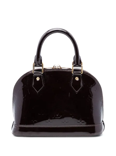 Louis Vuitton Pre-Owned 2015 Monogram Vernis Alma BB satchel