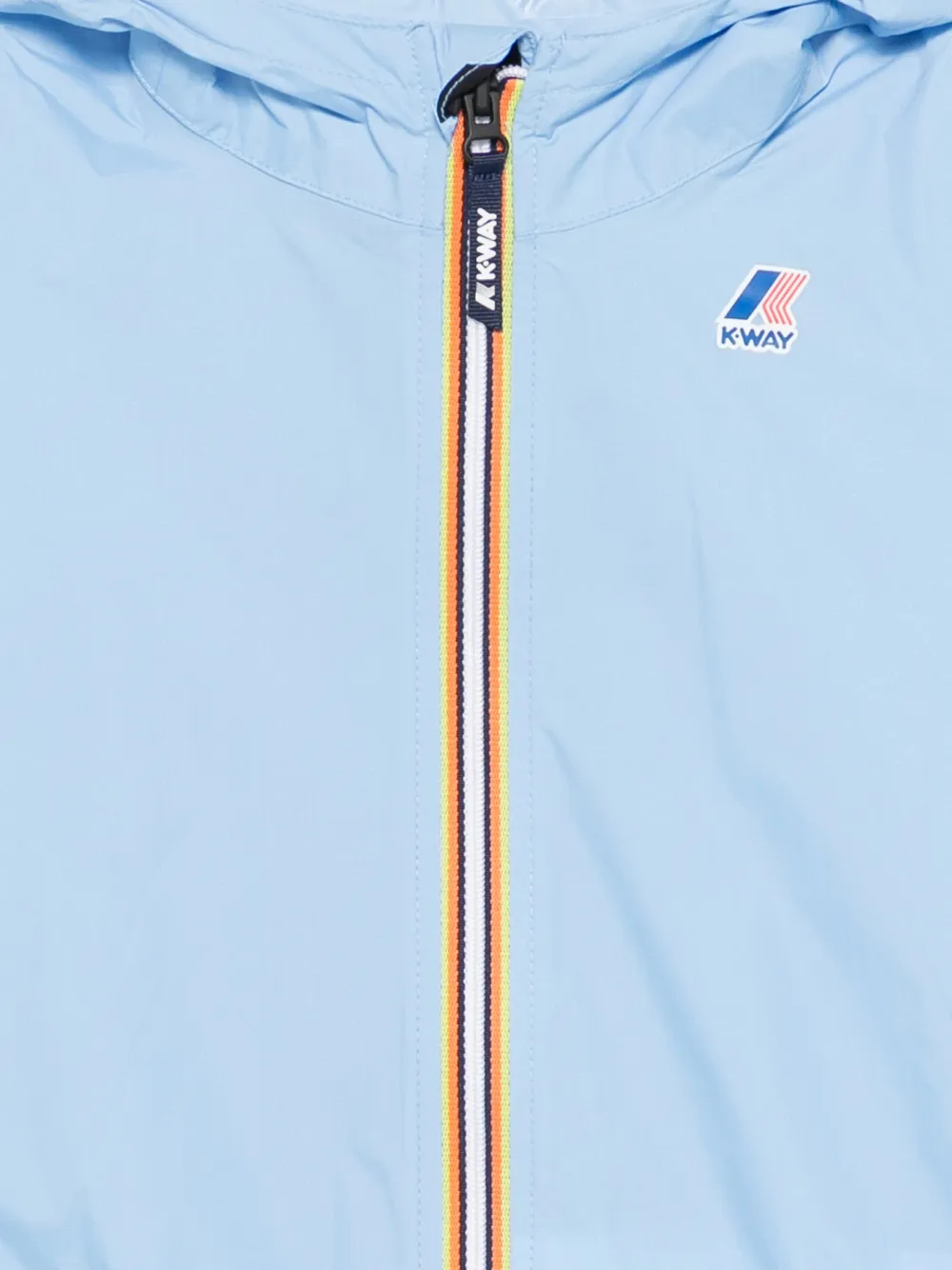 K Way Kids Jack met capuchon Blauw