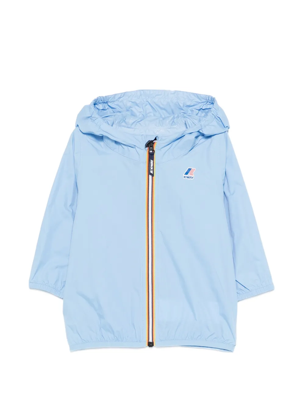 K Way Kids hooded jacket - Blu