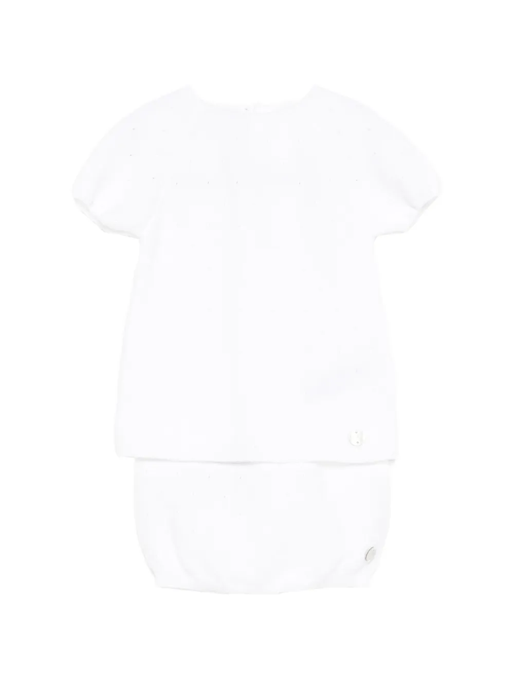Paz Rodriguez short-sleeve babywear set - Weiß