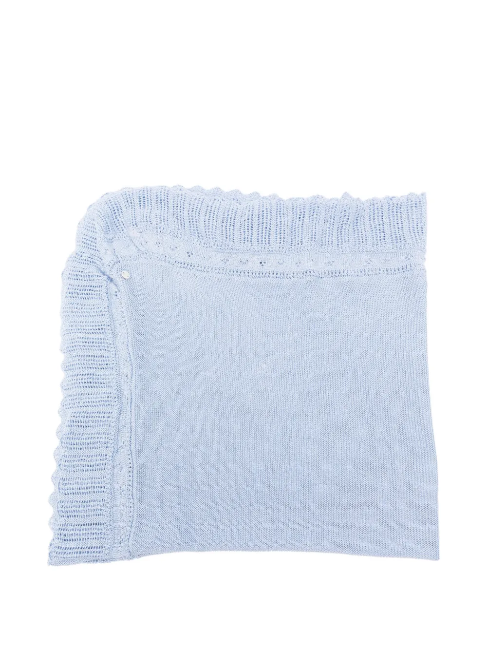 Paz Rodriguez openwork blanket - Blu