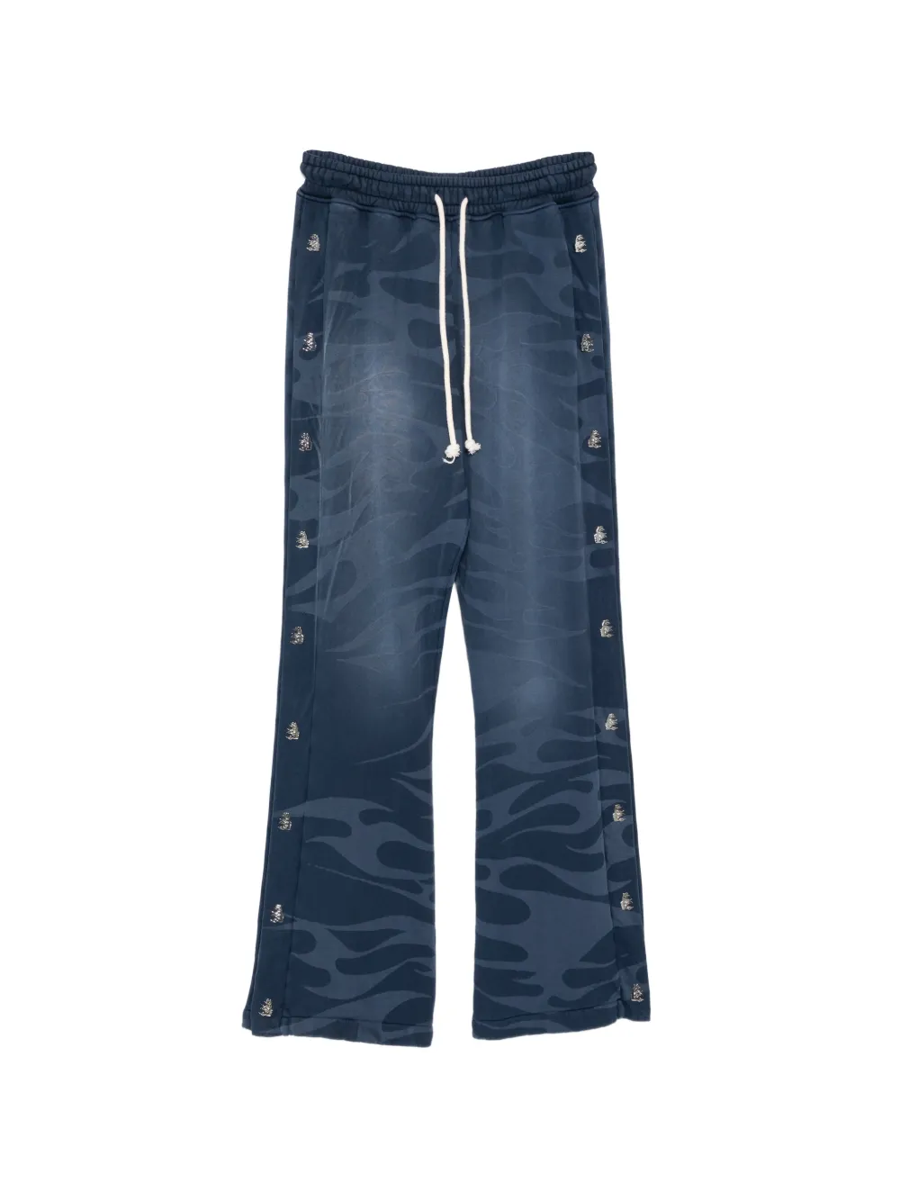 HELLSTAR Tribal Mirror Face track pants - Blu