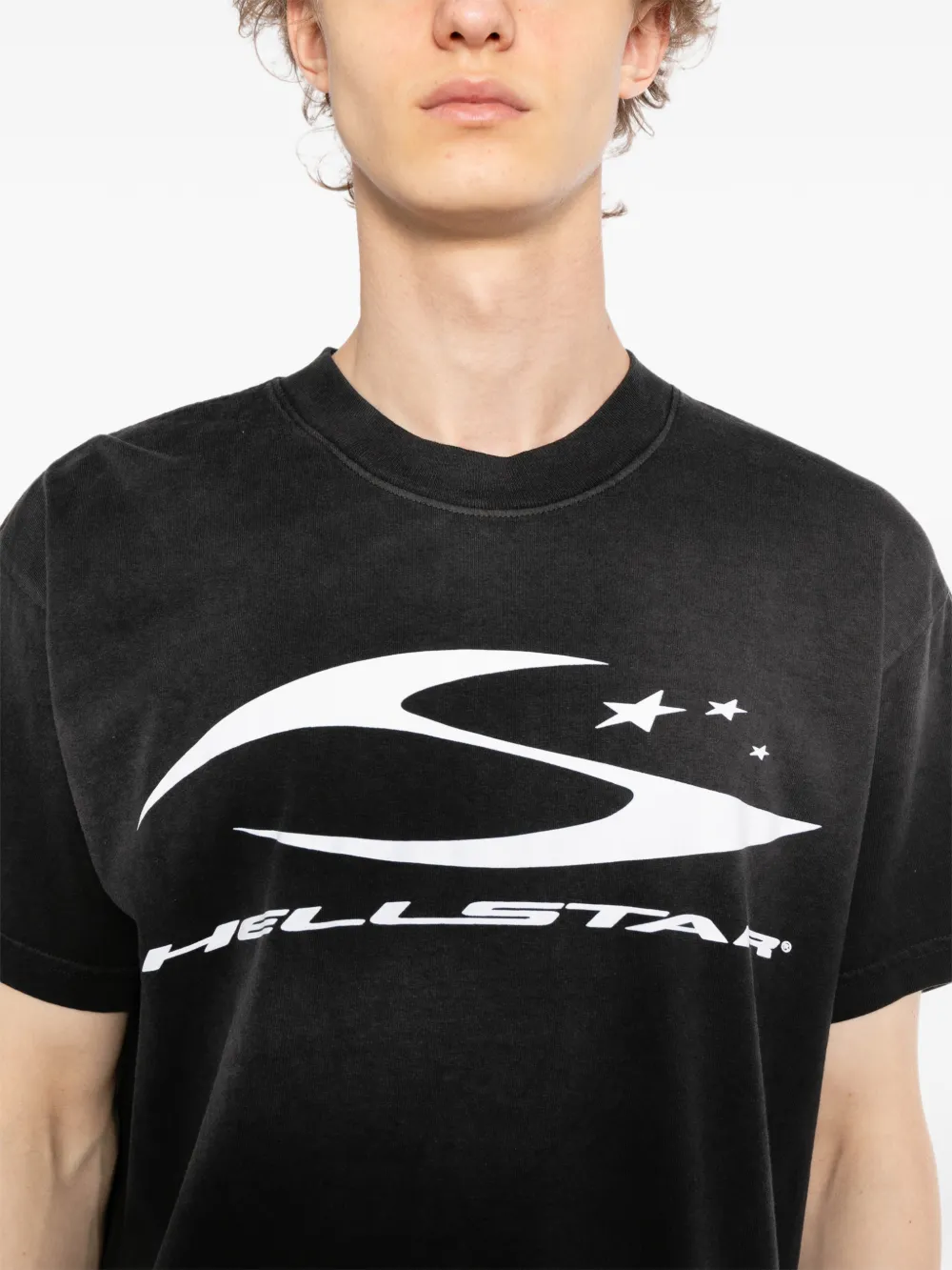 HELLSTAR grafisch T-shirt Zwart