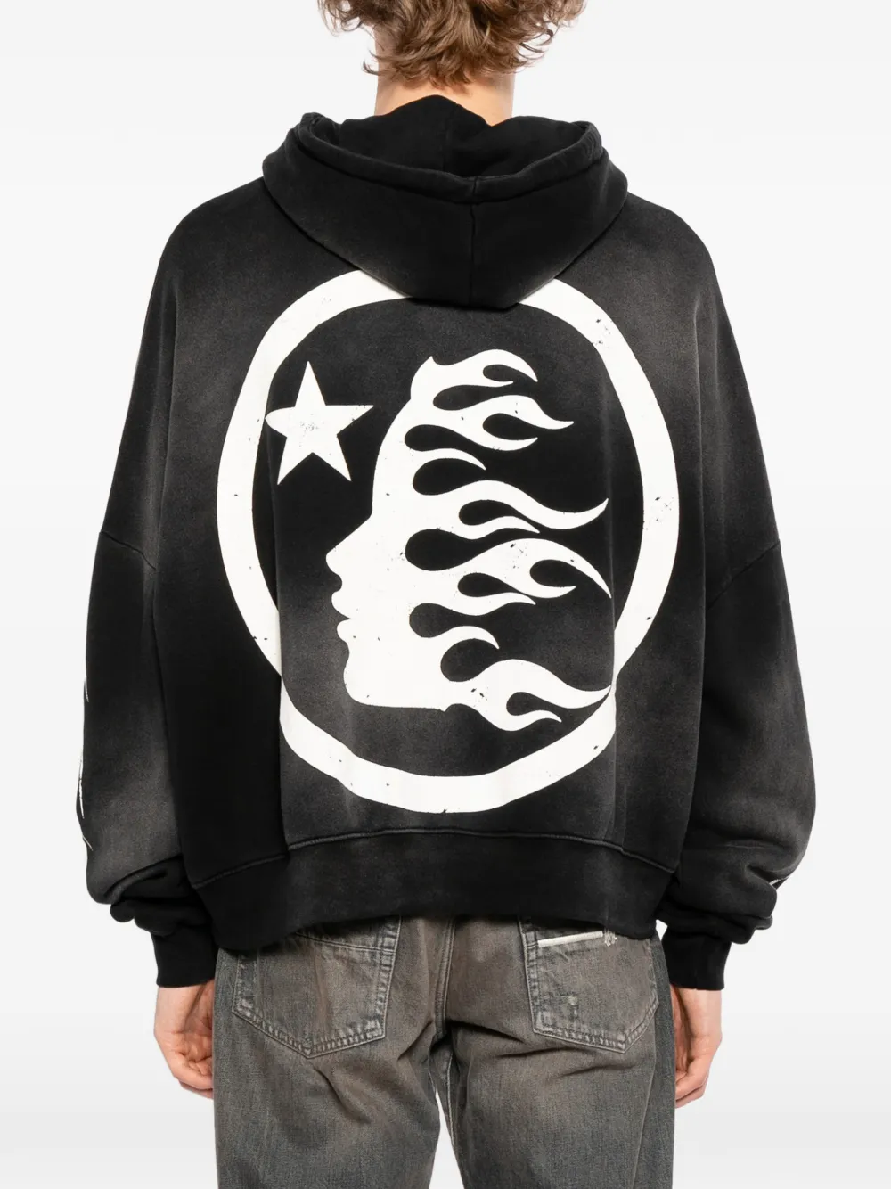 HELLSTAR Hoodie met grafische print Zwart