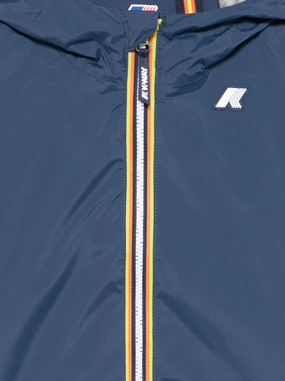  K Way Kids Hooded Zip Jacket - Blue 